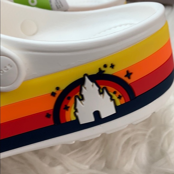 Disney X Crocs Crocband Retro RainbowPlatform Clog ☝️ Left - Picture 6 of 6